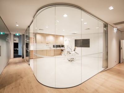 Dental Artistry Feature Wall open